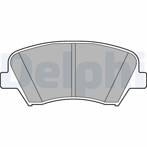 DELPHI set placute frana,frana disc