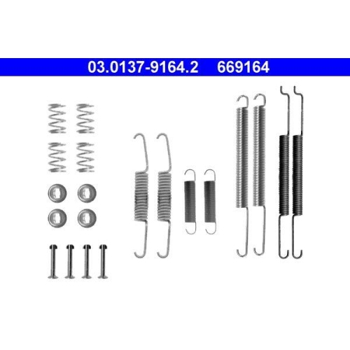 ATE Set accesorii, sabot de frana