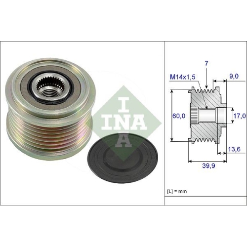 Fulie alternator Ina 535021510