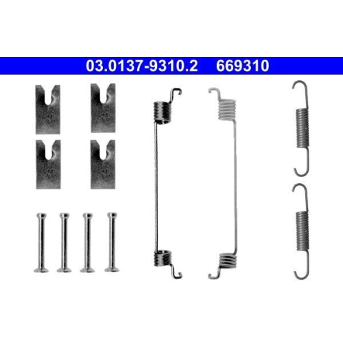ATE Set accesorii, sabot de frana