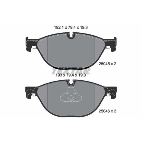 TEXTAR set placute frana,frana disc Q+
