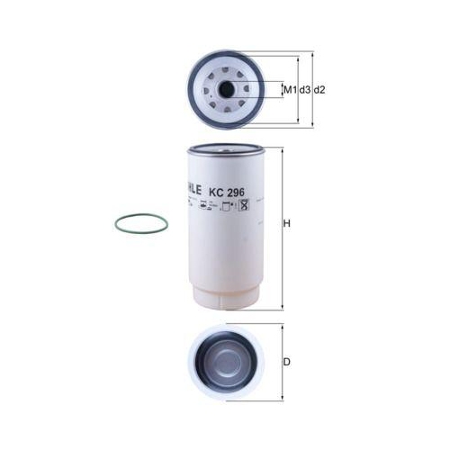 MAHLE filtru combustibil
