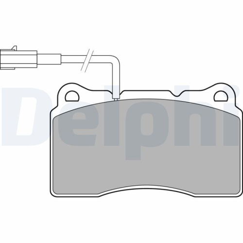 DELPHI set placute frana,frana disc