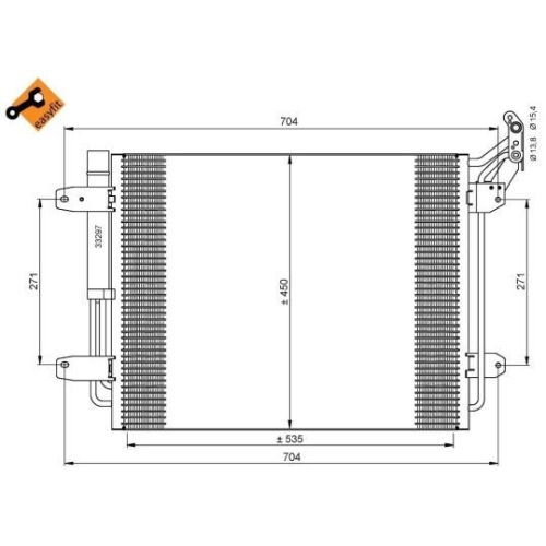 Condensator climatizare, Radiator clima Vw Tiguan (5n), Tiguan (Us) Nrf 35848