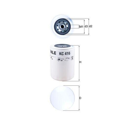 MAHLE filtru combustibil