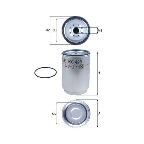 MAHLE filtru combustibil