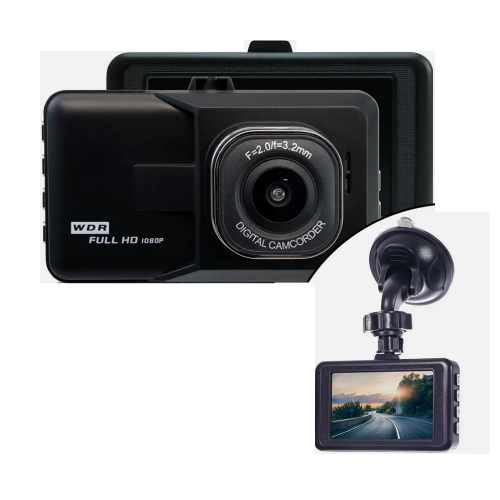 Camera video cu monitor, Camera bord Full HD , 7.62 cm , 3 inch, cu G-SENSOR si PARKED, USB2.0 si HDMI Connection.