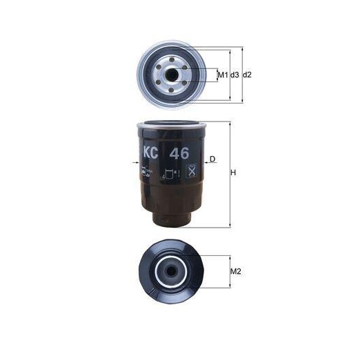 MAHLE filtru combustibil