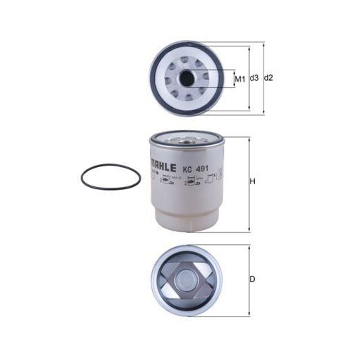 MAHLE filtru combustibil