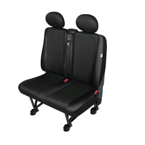 Husa bancheta cu doua locuri Centurion DV2 M din material textil si piele sintetica pentru Citroen Jumpy, Fiat Scudo, Mercedes Vito, Opel Movano pana in 2008, Peugeot Expert, Renault Master pana in 2009, Vw Transporter T4 T6