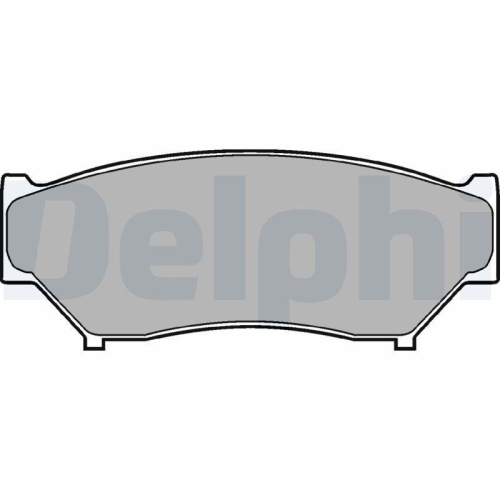 DELPHI set placute frana,frana disc
