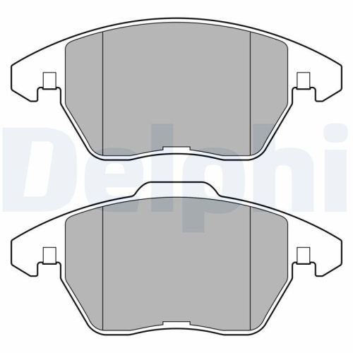DELPHI set placute frana,frana disc