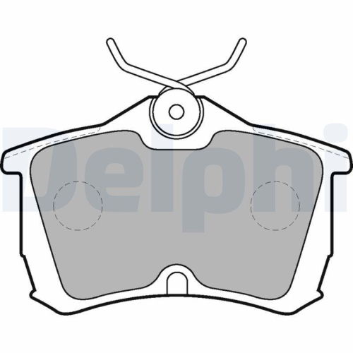 DELPHI set placute frana,frana disc