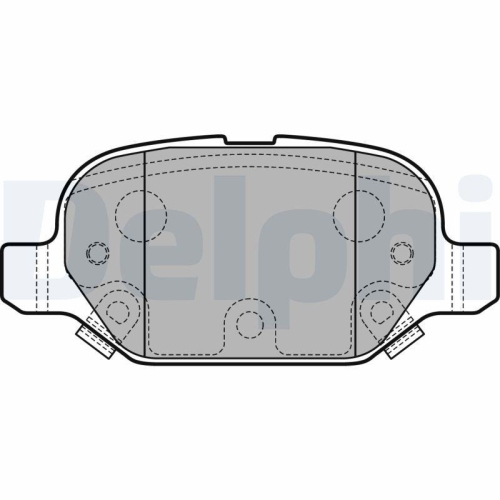 DELPHI set placute frana,frana disc