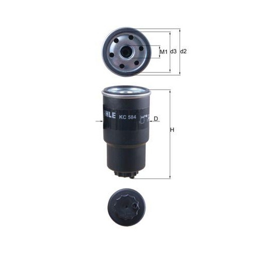 MAHLE filtru combustibil