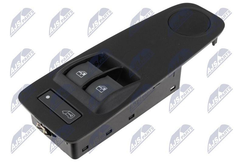 Comutator macara geam Citroen Jumper 2006-, Fiat Ducato 2006-, Peugeot Boxer 2006-; cu panou, versiuni fara oglinzi reglabile electric; 735421419; NTY, aftermarket