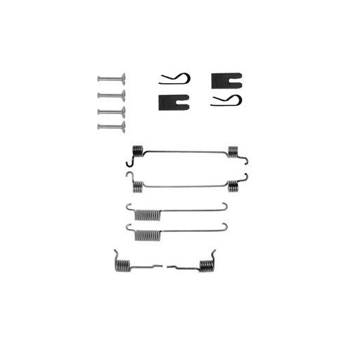 Set accesorii reparatie saboti frana Delphi LY1256, parte montare : Punte Spate