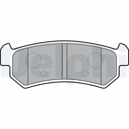 DELPHI set placute frana,frana disc