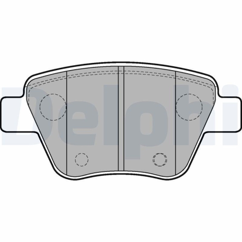 DELPHI set placute frana,frana disc
