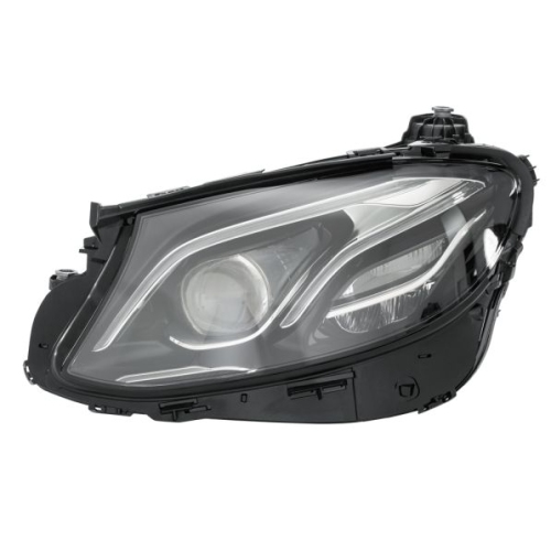 Far Mercedes Clasa E (W213), 03.2016-, partea Stanga, fara inscriptia Mercedes Benz; cu functie mascare faruri faza lunga; LED; electric; fara unitate control LED, HELLA