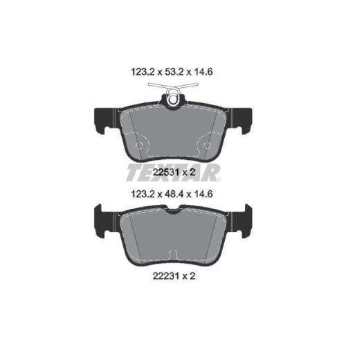 TEXTAR set placute frana,frana disc Q+