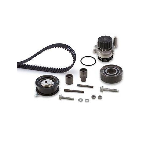 Kit distributie + pompa apa Audi A3; Seat Cordoba, Ibiza II, Inca, Leon, Toledo; Skoda Octavia; VW Bora, Caddy II, Golf IV, New Beetle, Polo, 1.9 TDi, 1.9 D, 1.9 Sdi, GATES