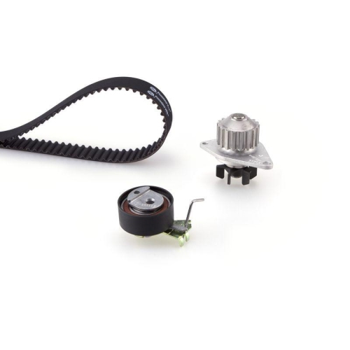 Kit distributie + pompa apa Citroen Berlingo, C2, C3, Nemo, Saxo, Xsara; Fiat Fiorino, Qubo; Peugeot 1007, 106 II, 206, 207, 306, 307, Bipper, Partner, 1.4, GATES