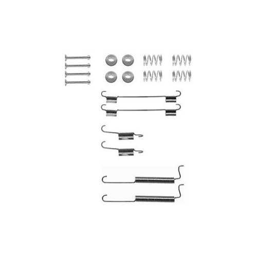 Set accesorii reparatie saboti frana Delphi LY1292, parte montare : Punte Spate