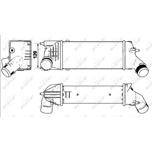 Radiator intercooler Nrf 30277