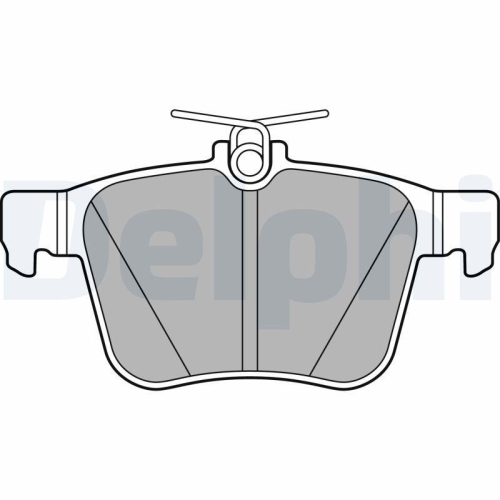 DELPHI set placute frana,frana disc