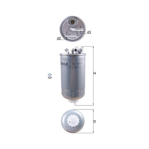 MAHLE filtru combustibil