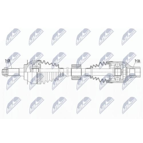 Planetara Suzuki Sx4 1.9ddis 4x4 2006-, Fiat Sedici 1.9jtd 2006-, Fata, Dreapta, CV Manuala, NPW-SU-054