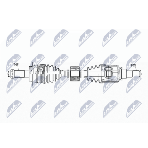 Planetara Suzuki Sx4 2wd, 4wd 1.5, 1.6 2006-, Fiat Sedici 2wd, 4wd 1.6 2006-, Fata, Stanga, CV Manuala, NPW-SU-2006 0