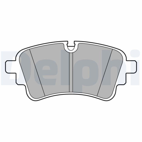 DELPHI set placute frana,frana disc