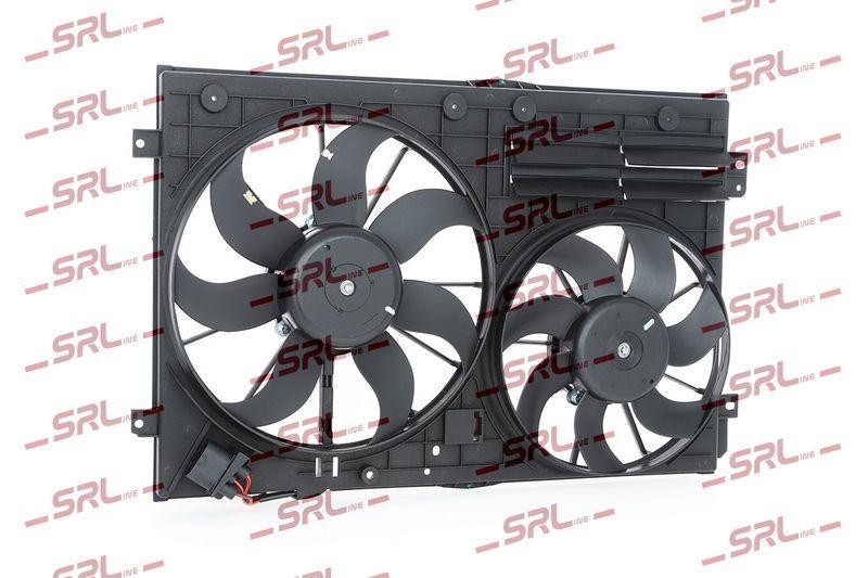 Ventilator radiator Audi A3; Seat Altea, Leon, Toledo; Skoda Octavia; Vw Beetle, Caddy, Cc, Eos, Golf, Jetta, Passat, Tiguan, Touran, TFSI TDI, tip Gate, 300/250 W; 360/290 mm; 4 pini, 1K0121205AB;