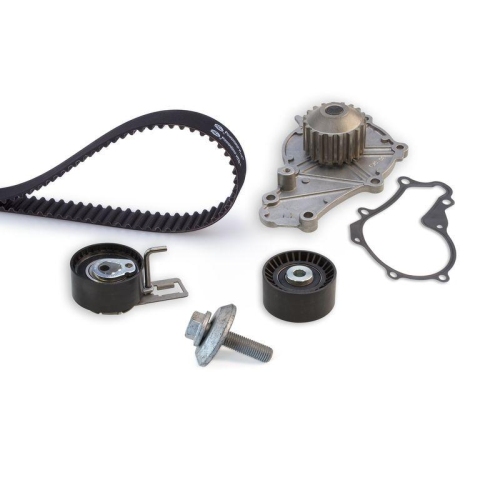 Kit distributie + pompa apa Citroen; Ds; Fiat; Ford; Mazda; Mitsubishi; Peugeot; Toyota; Volvo, 1.6 HDI, 1.6 BlueHDi, 1.6 D Multijet, 1.5 TDCI, 1.6 TDCi, 1.6 MZ-CD, 1.6 DI-D, 1.6 e-HDi, D2, 1.6 DRIVe, GATES