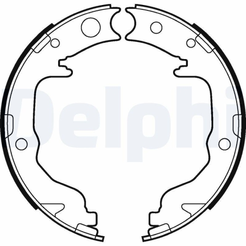 DELPHI Set saboti frana, frana de mana