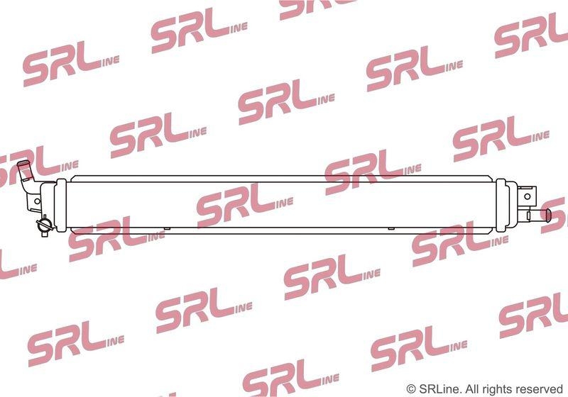 Radiator Hyundai Sonata (Lf) 14-19; Kia Optima 15-, motor: 2.0, 2.0 h, Inverter radiator , 636x68x26, SRLine, Aluminiu/ Plastic brazat, 25308E6000