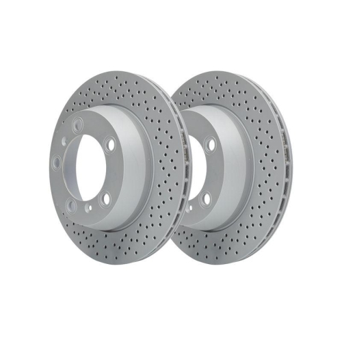 Set disc frana Porsche 718 Boxster (982) 04.16-, 718 Cayman (982) 04.16-, Boxster (981) 04.12-12.16, Boxster (987) 06.04-12.13, Cayman (981) 03.13-12.16, Cayman (987) 11.05-12.13, Spate, 299,0X20,0mm, ventilat, ATE