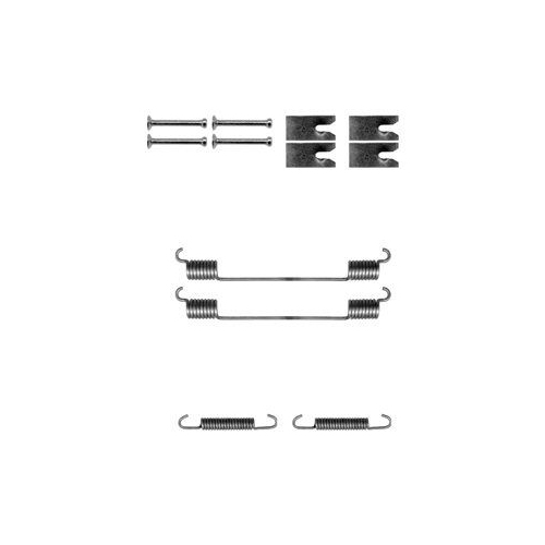 Set accesorii reparatie saboti frana Delphi LY1310, parte montare : Punte Spate