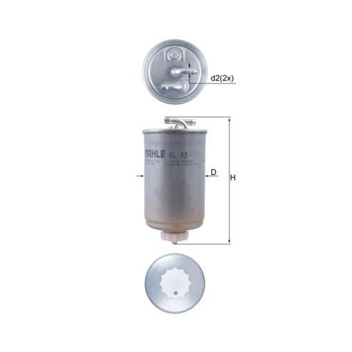 MAHLE filtru combustibil