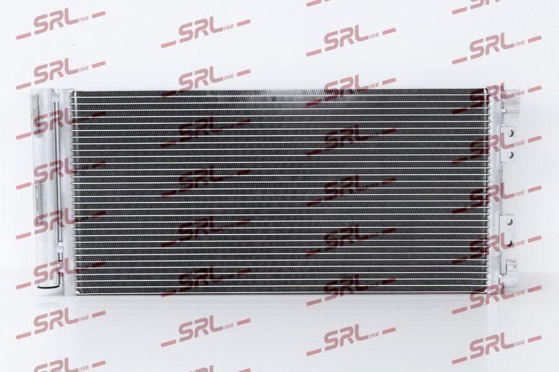 Condensator climatizare AC Land Rover Freelander 97-06, motor: 1.8, 2.0 DI, 2.0 Td4, 2.5 V6, Condensator cu filtru uscator 1A000001, 660 (625)x310x16, SRLine, miez si rezervor din aluminiu brazat, JRB000110; JRB101070