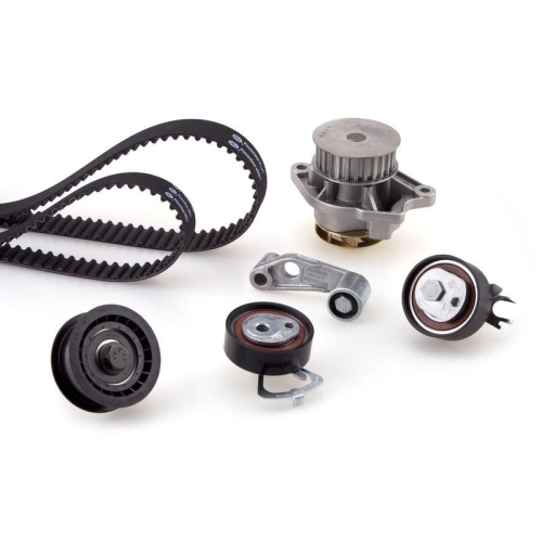 Kit distributie + pompa apa Audi A2; Seat Altea, Arosa, Cordoba, Ibiza II, Ibiza III, Ibiza IV, Inca, Leon, Toledo; Skoda Fabia, Octavia; VW Bora, Caddy II, Caddy III, Golf, Lupo I, New Beetle, Polo, 1.4, GATES