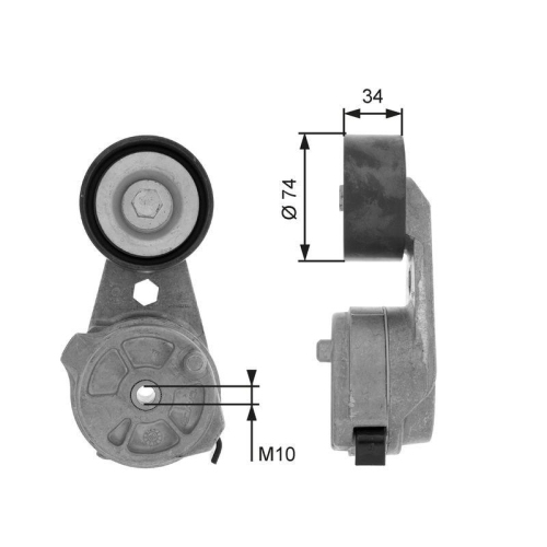GATES Intinzator curea, curea distributie FleetRunner&trade;