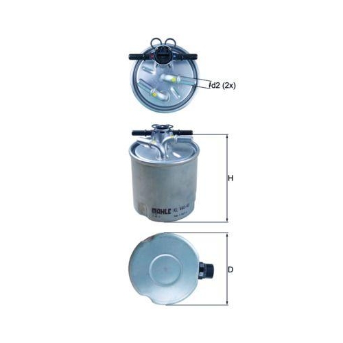MAHLE filtru combustibil