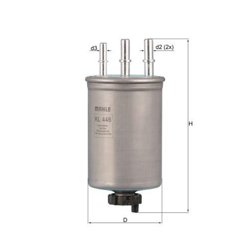 MAHLE filtru combustibil