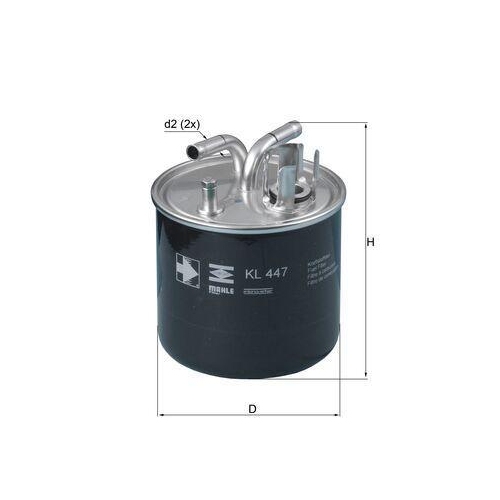 MAHLE filtru combustibil