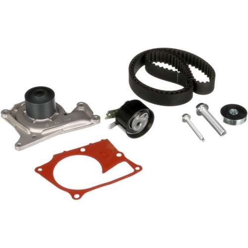 Kit distributie + pompa apa Dacia Duster, Lodgy, Logan, Sandero; Nissan Cube, Juke, Note, Qashqai; Renault Captur I, Clio III, Fluence, Grand Scenic III, Kangoo, Laguna I, Latitude, Logan 1 Estate, Megane, Modus, Scenic 3, 1.5 Dci, GATES