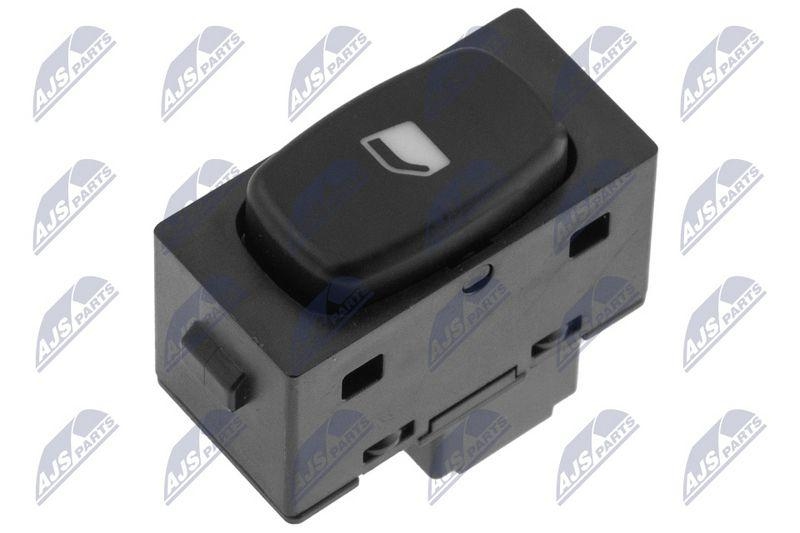 Comutator macara geam Peugeot 307 2000-, 407 2004-, Citroen C5 2001-2008; 6554.E8; NTY, aftermarket