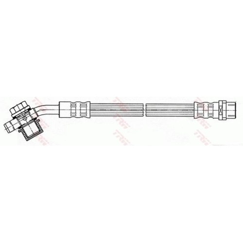 Furtun frana Trw PHD543, parte montare : Punte spate, Stanga/ Dreapta, spre exterior